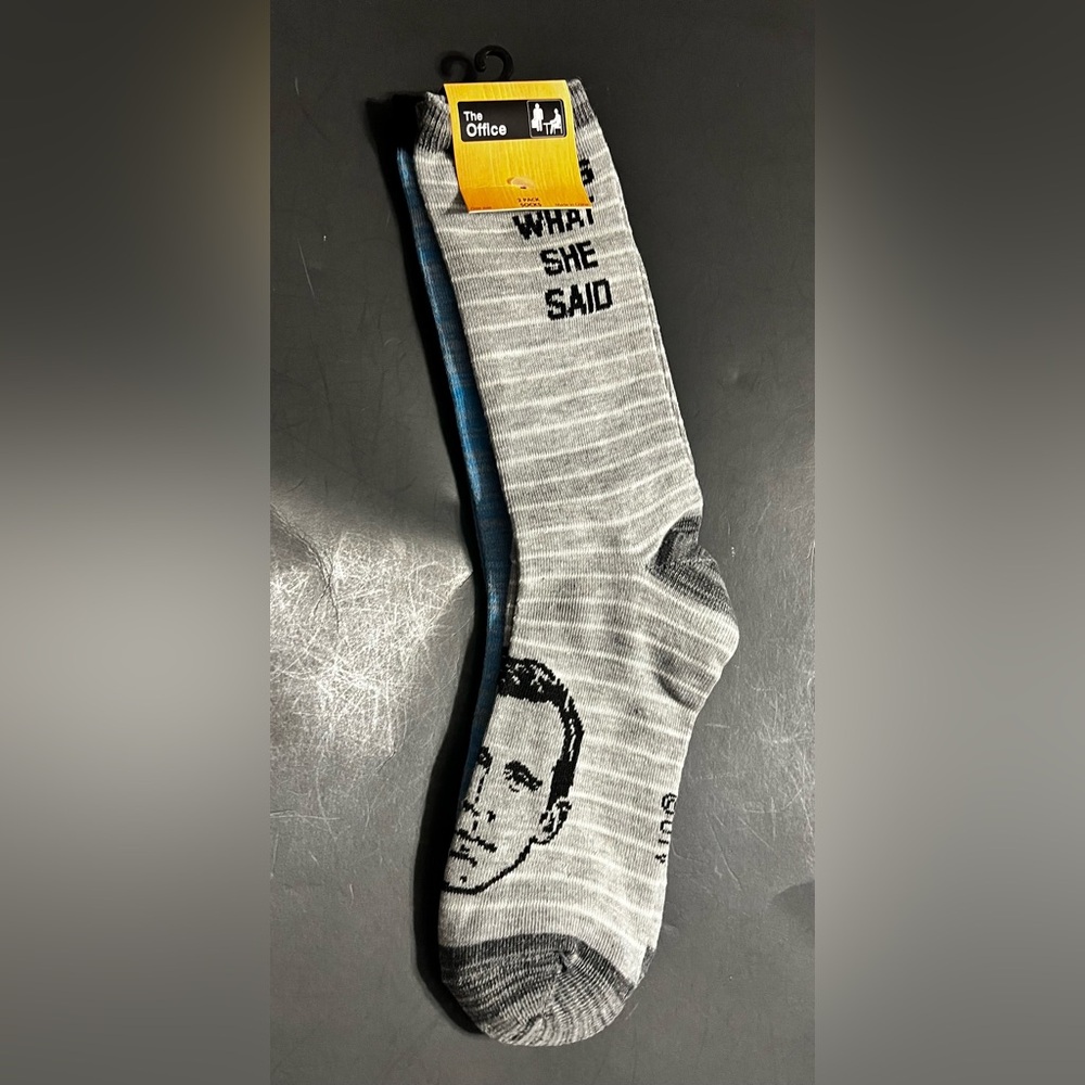 Ripple Junction The Office That’s What She Said Dunder Mifflin 2 Pack Crew Socks